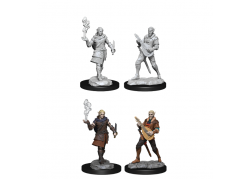 Critical Role Unpainted Miniatures: Pallid Elf Rogue and Bard